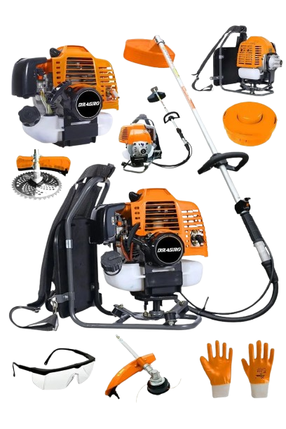 Dragro Alman 20 Hp Sırt Tipi Benzinli Motorlu Ot Çalı Tırpanı