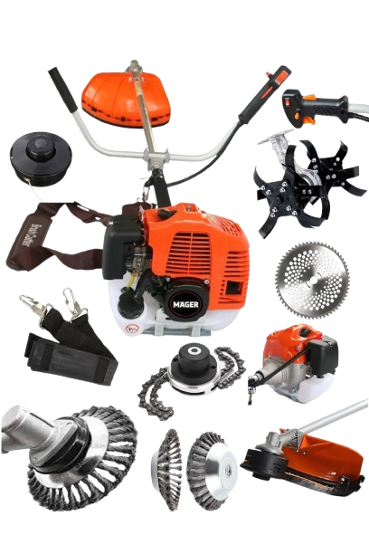 Mager 52 cc 9,9 Hp Benzinli Çim Biçme Tırpan Makinesi