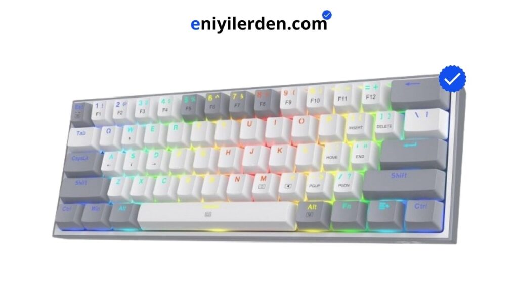 Redragon K617 Fizz Türkçe Q %60 Mekanik Klavye