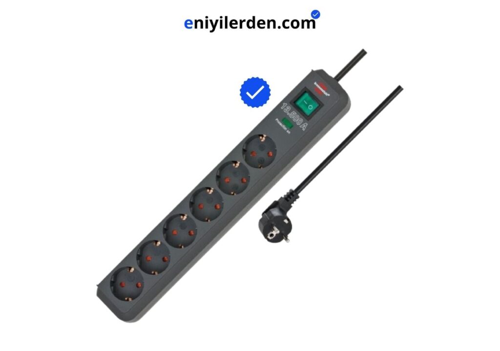 Brennenstuhl Eco Line Serisi 6 Soketli Priz