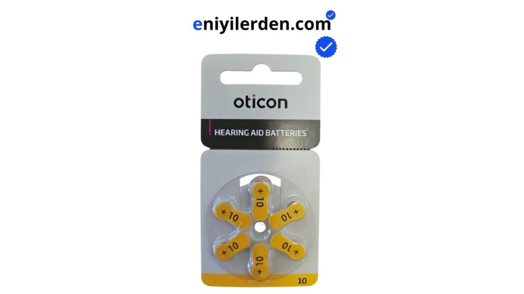 Oticon 10 Numara İşitme Cihazı Pili
