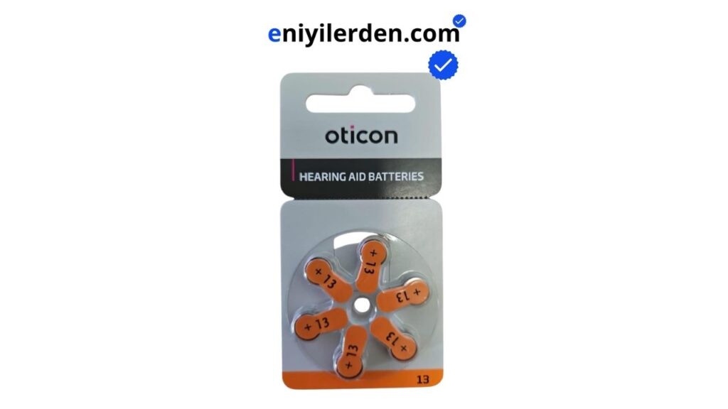 Oticon 13 Numara İşitme Cihazı Pili