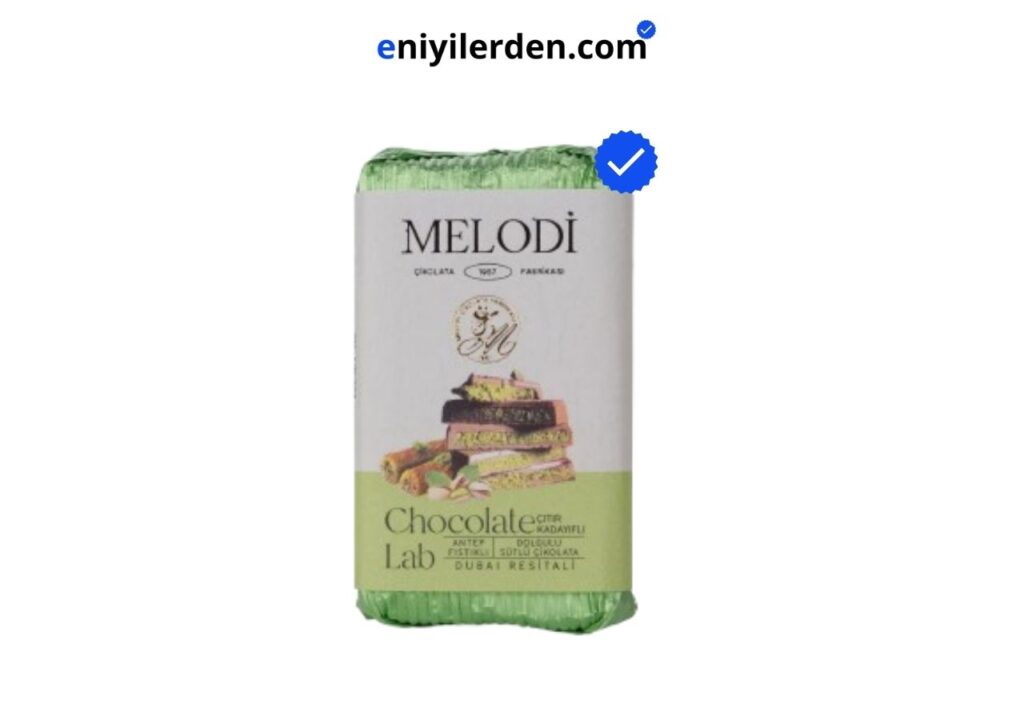 Melodi Çikolata Dubai Çikolatası 90g
