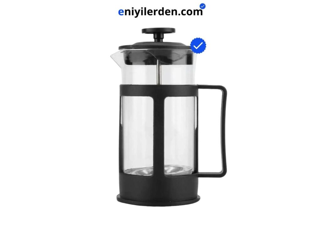 Penguen 2301 French Press Süzgeçli Kahve ve Çay Kupası 600 ml