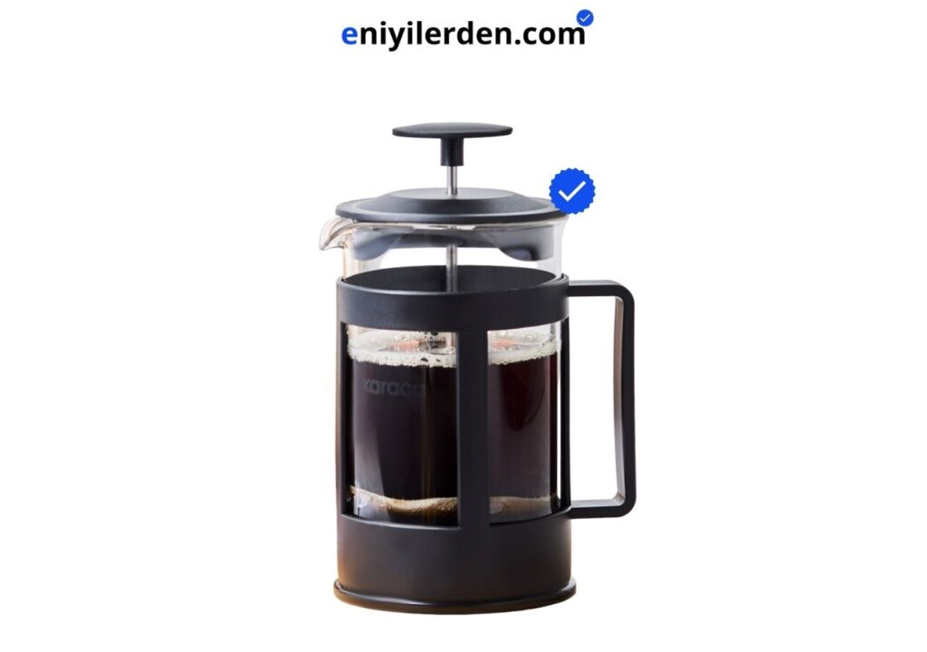 Karaca Windo Black Borosilikat Cam French Press 600 ml