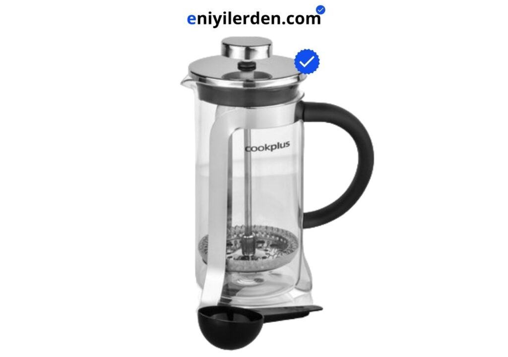 Cookplus x Karaca Coffee Bean Borosilikat Cam French Press 350 Ml