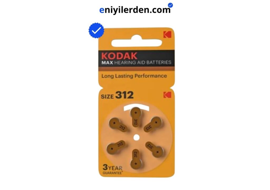 Kodak 312 Numara İşitme Cihazı Pili