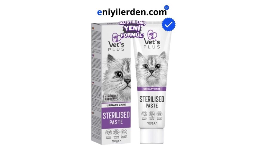 Vet’s Plus Sterilised Kedi Malt Macunu 100 gr