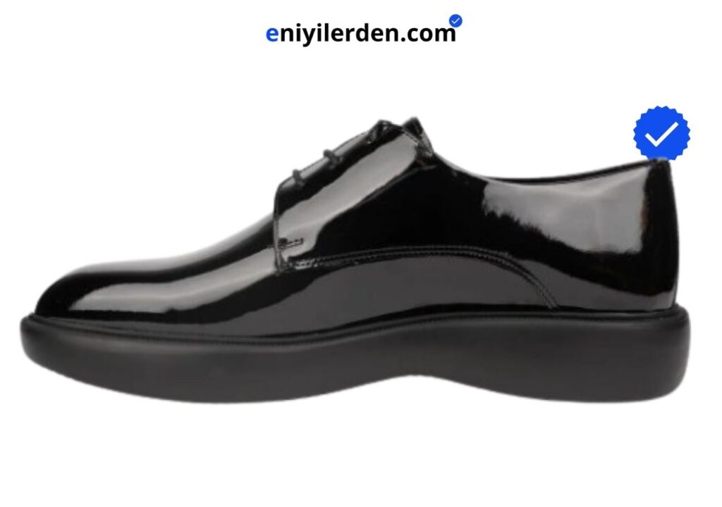 Pierre Cardin Siyah Rugan Klasik Ayakkabı