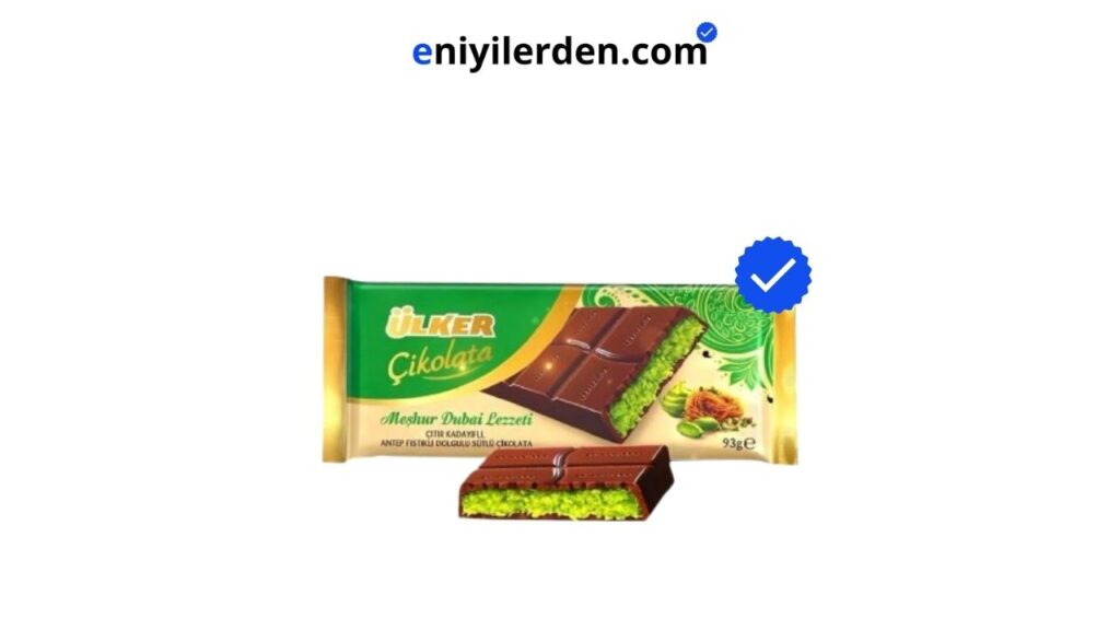 Ülker Meşhur Dubai Lezzeti Sütlü Çikolata (93 gr)