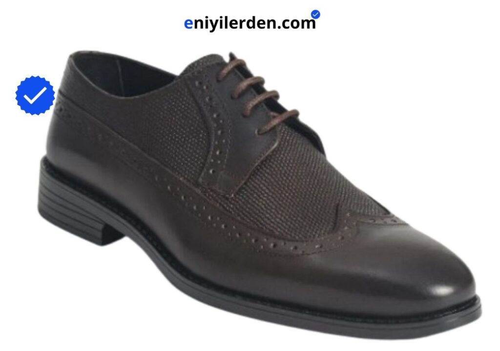 Altınyıldız Classics Kahverengi Bağcıklı Klasik Brogue Ayakkabı