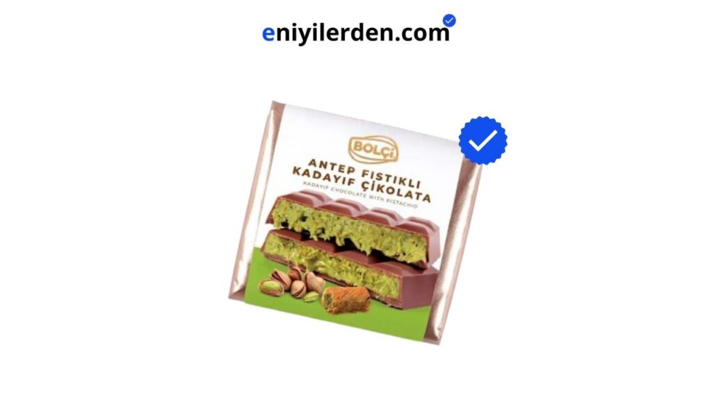 Bolçi Antep Fıstıklı Kadayıf Çikolatası (100 gr)
