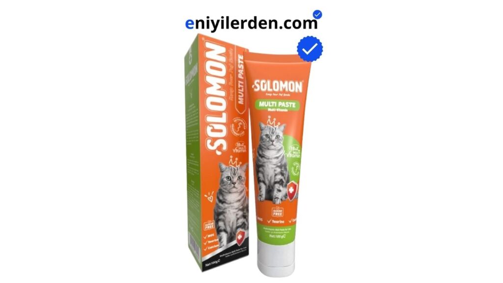 Solomon Multi Paste 100 Gr Kediler İçin Multivitamin Malt Macunu