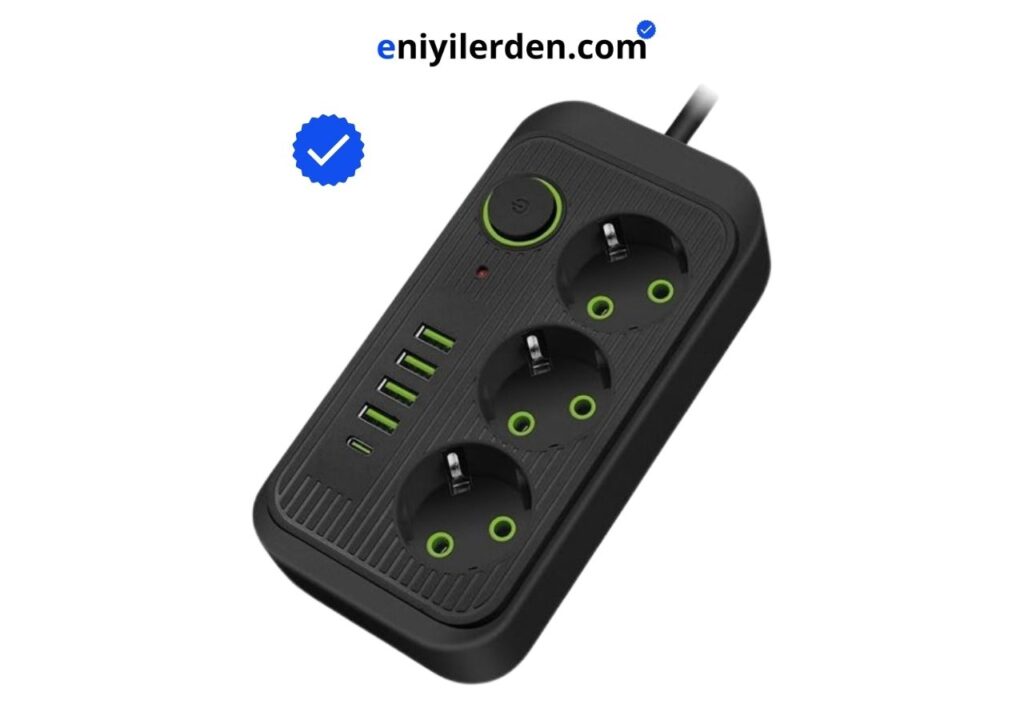 Techmore TC21565 Akım Korumalı Grup Priz