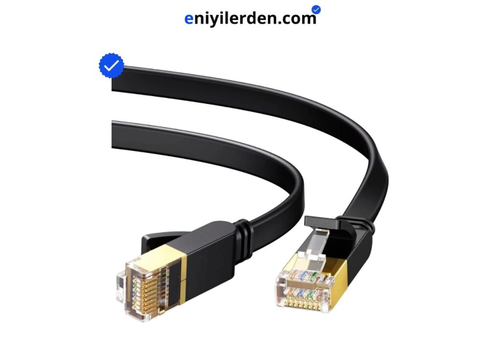 Vetech CAT7 15 Metre Ethernet Kablosu 10Gbps Premium İnternet Lan Kablo 15mt