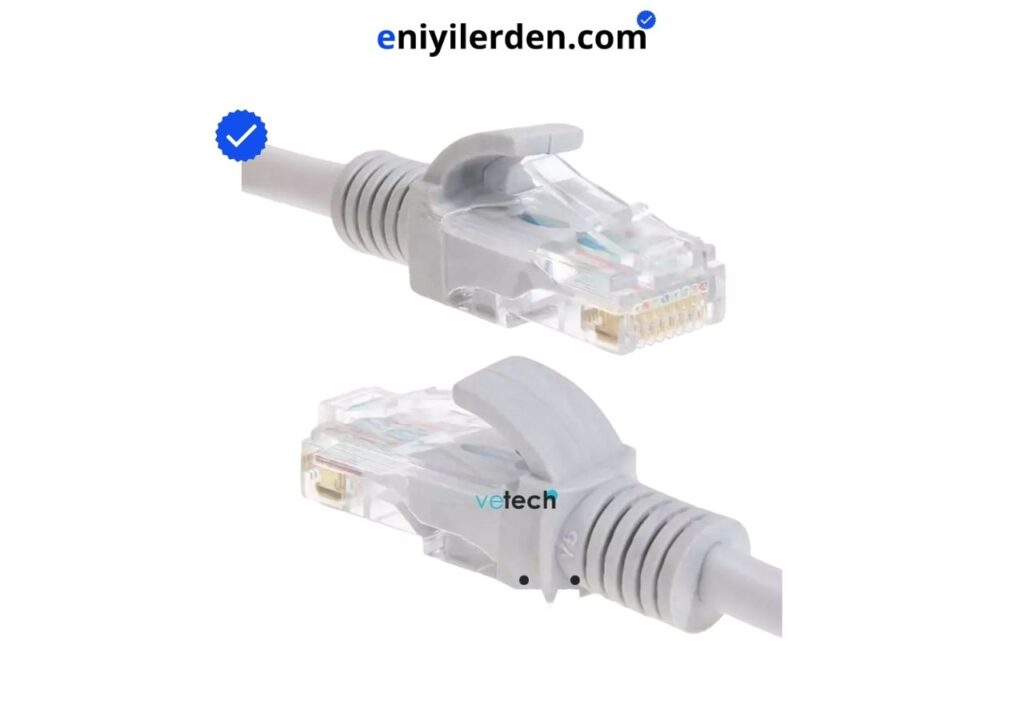 Vetech Cat6 10mt Lan Ethernet Kablosu Fabrikasyon Internet Kablo