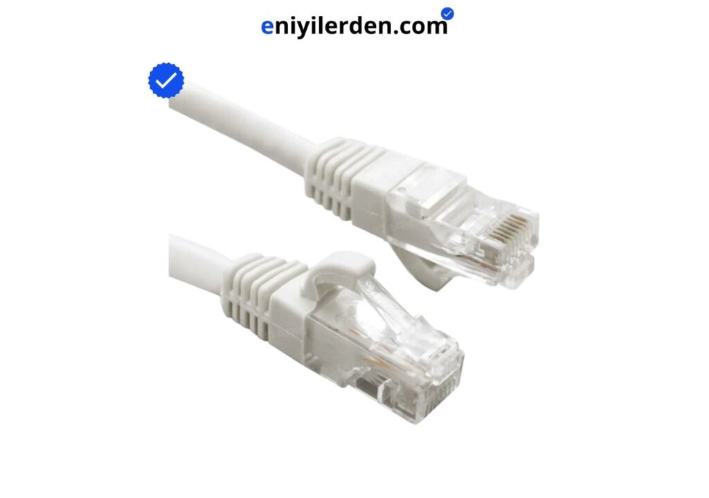 Powermaster 20 Metrelik Cat6 Lan Fabrikasyon Internet Data Kablosu(ethernet Modem Rj45 Uçlu Jacklı Network Adsl)