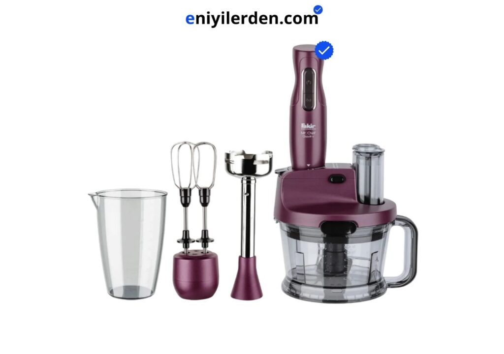 Fakir Mr.chef Quadro Siyah 1000 W Blender Seti