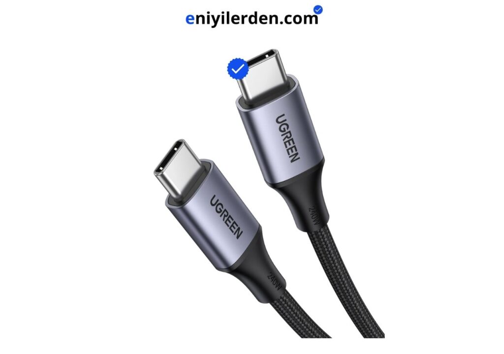 Ugreen Type-C to Type-C Hızlı Şarj ve Data Kablosu (2 Metre)