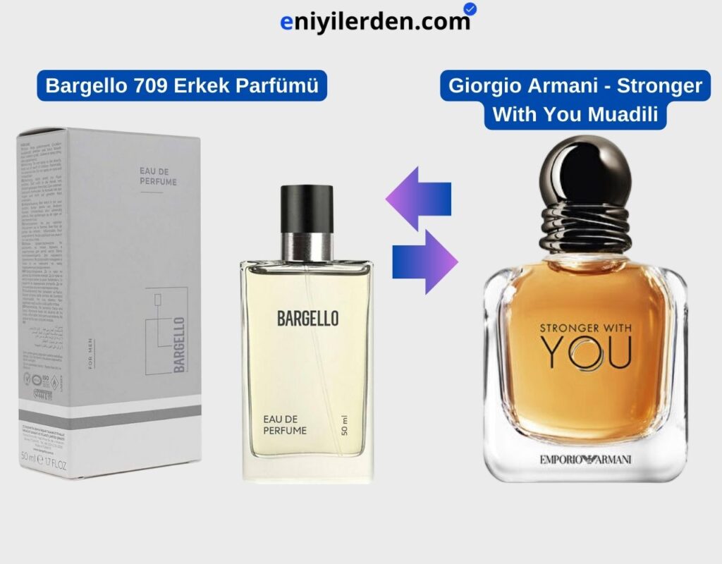 Bargello 709 Erkek Parfümü - Giorgio Armani - Stronger With You Muadili