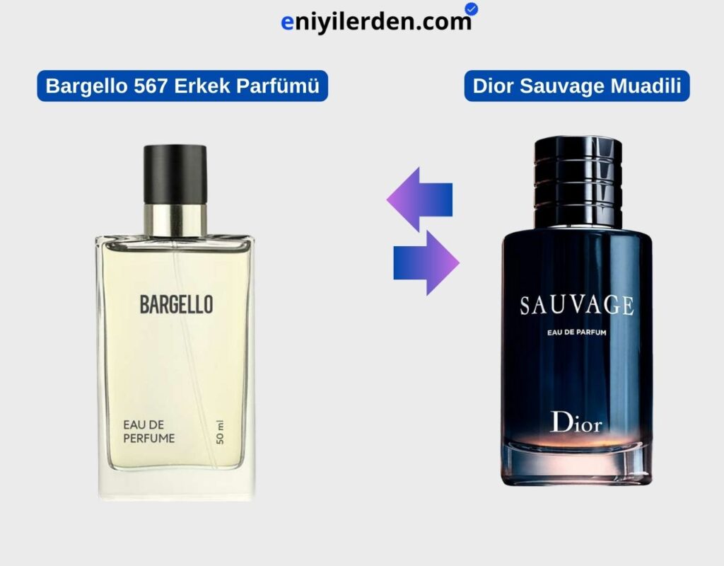 Bargello 567 Erkek Parfümü - Dior Sauvage Muadili