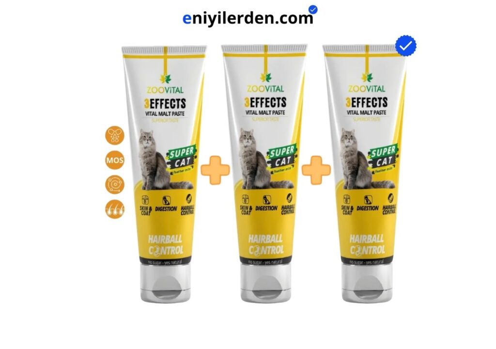 Zoovital Hairball Malt Paste Kediler İçin Tüy Yumağı Önleyici Malt Macun 100 gr