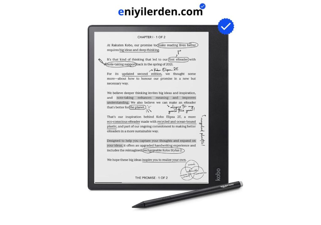 Kobo Elipsa 2E E-Kitap Okuyucu
