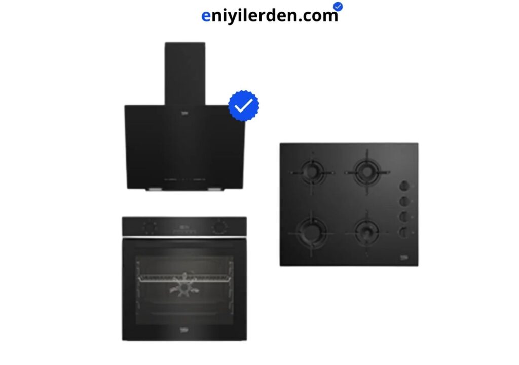 Beko Siyah 3'lü Ankastre Set