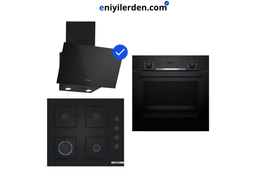 Bosch Siyah 3'lü Ankastre Set
