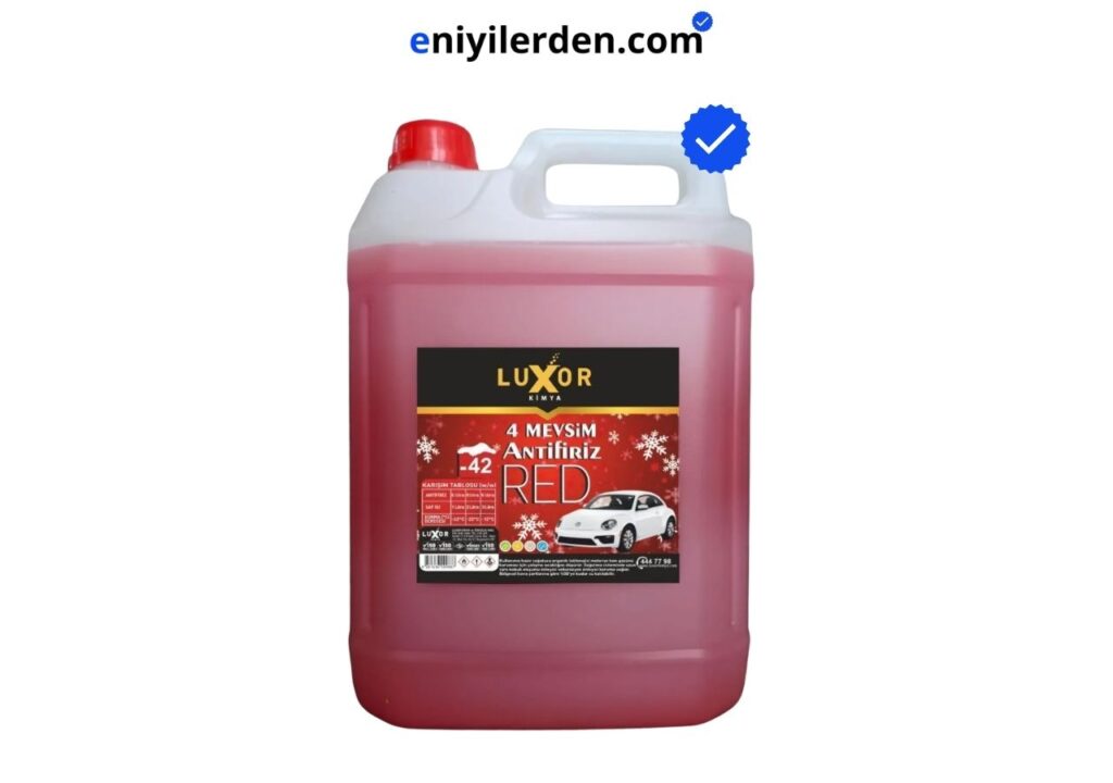 Luxor Kimya 4 Mevsim Kırmızı Antifriz 5 LT