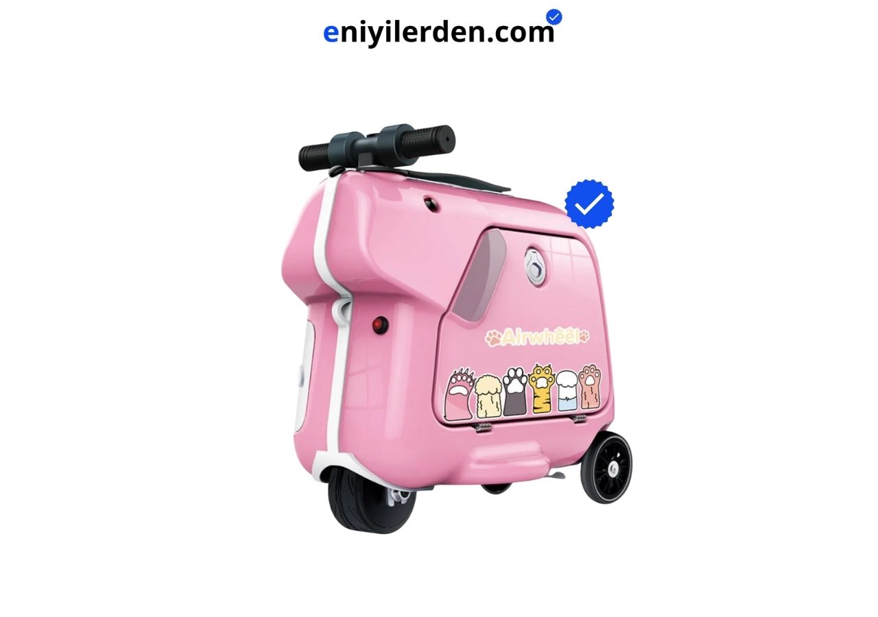 Airwheel SQ3 Çocuklar İçin Elektrikli Binilebilir Scooter Valiz
