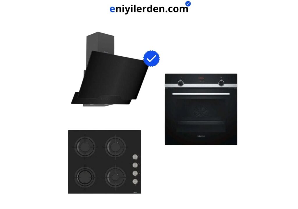 Siemens Ferre Lux Black Star Ankastre Set 135