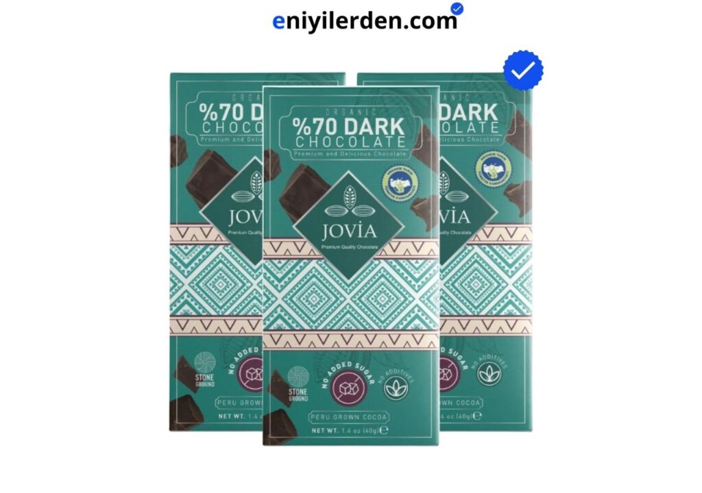 Jovia Organik %70 Bitter Çikolata (Şekersiz)