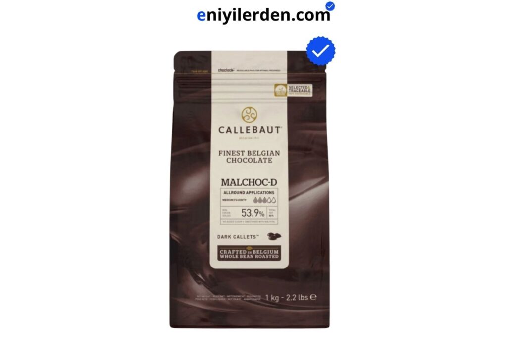 Callebaut Şekersiz Bitter Çikolata