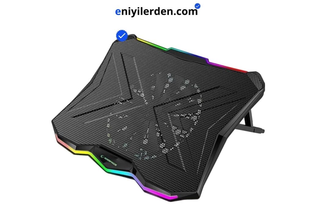 Rampage Ad-Rc8 Showy 180mm Fan 15-17.3 RGB Notebook Soğutucu