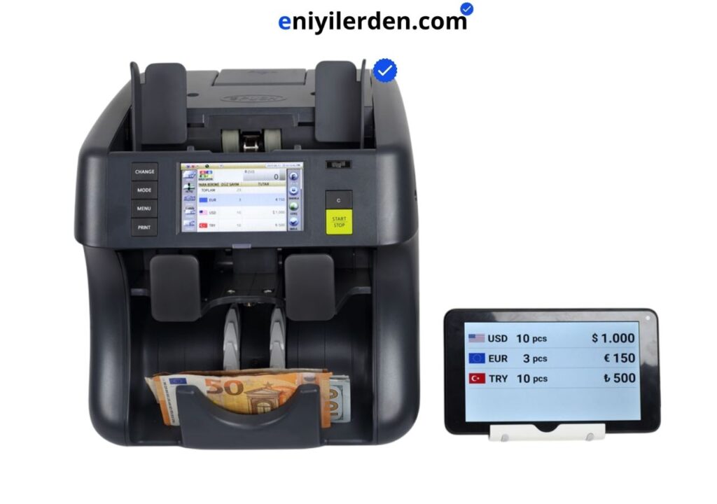 Hyundai MIB-11V Yarı Fitness'lı 40 Ülke Karışık Para Sayma Makinesi
