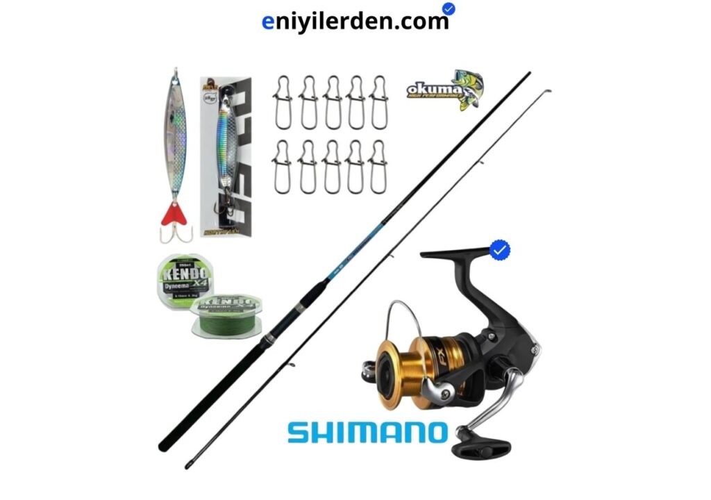 Okuma Shimano Fx 4000 G-power 270 Cm 7-35 Gr Spin Olta Takımı Seti