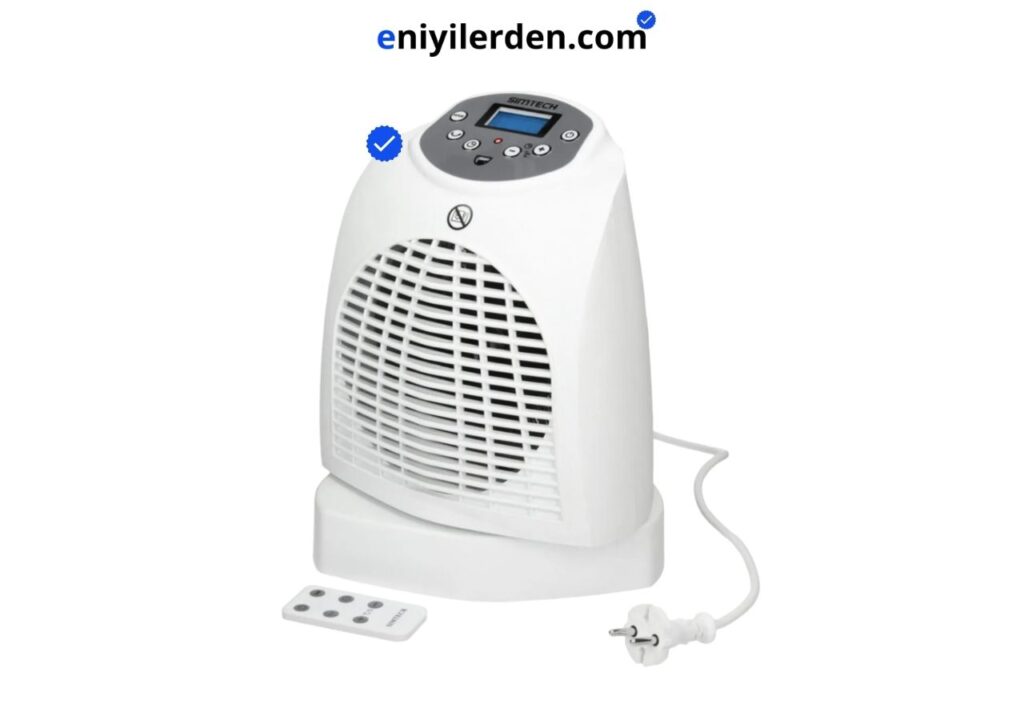 Simtech KM-1715 Uzaktan Kumandalı ve Sağ-Sol Hareketli Isıtıcı
