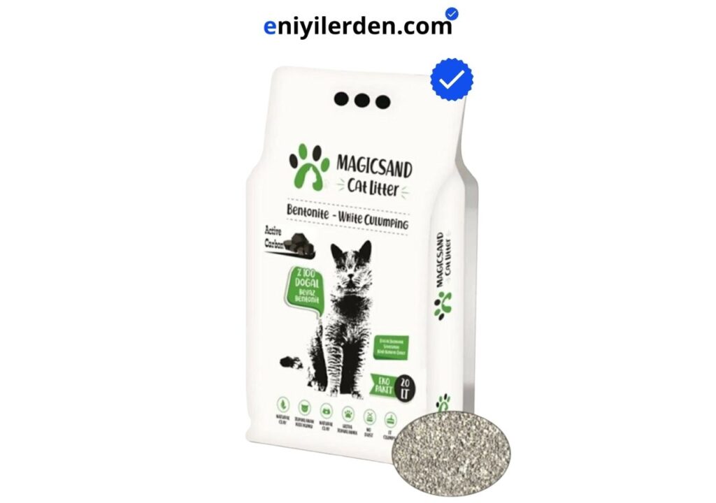 Magic Sand Cat Litter Aktif Karbon Kedi Kumu