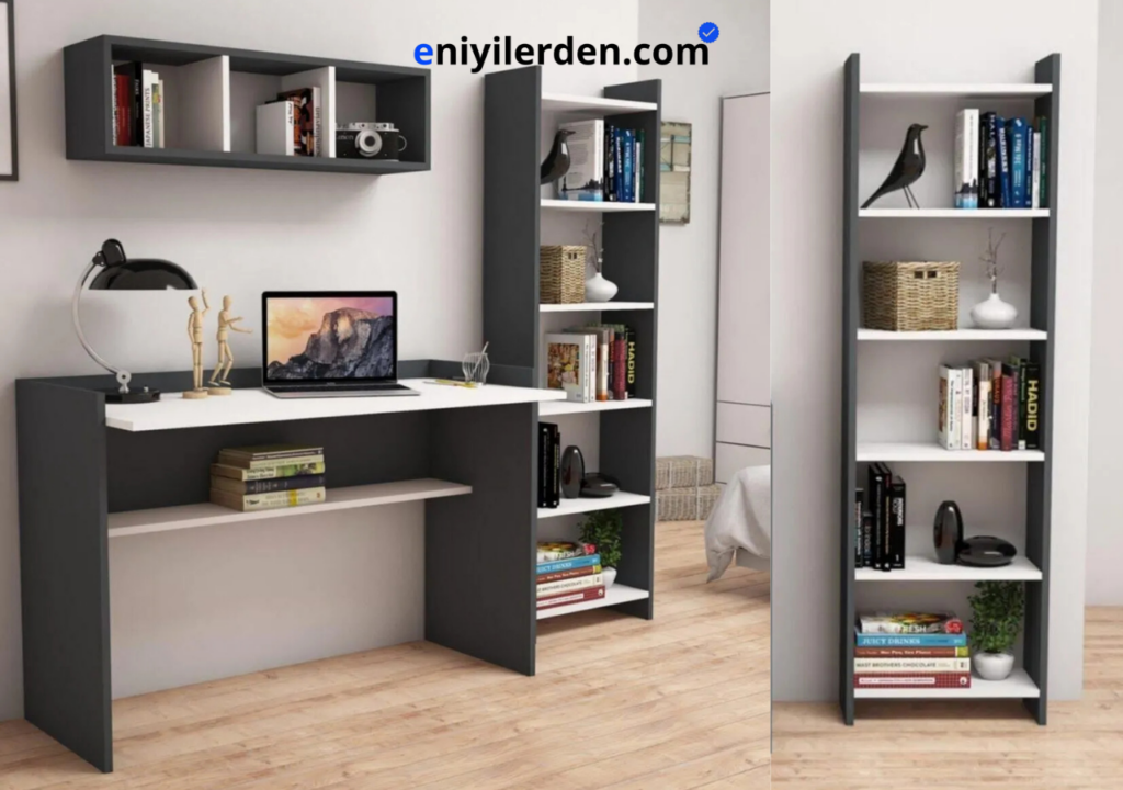 Bimossa U7030 Kitaplıklı Çalışma Masası
