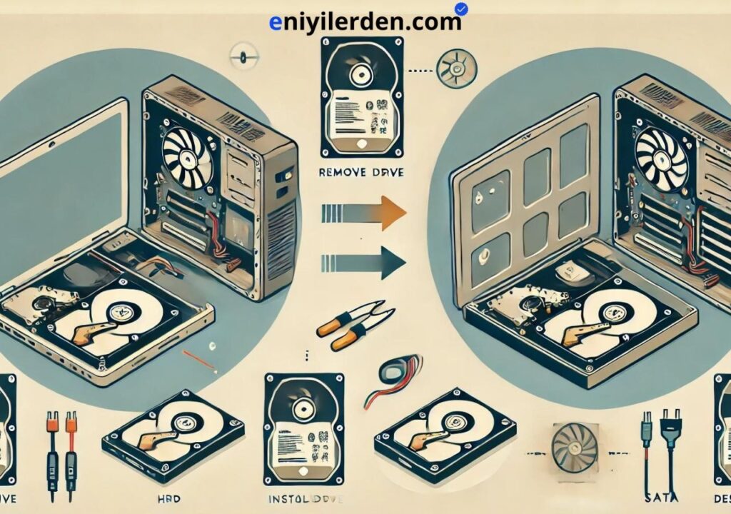 Harddisk ve SSD Nasıl Takılır?