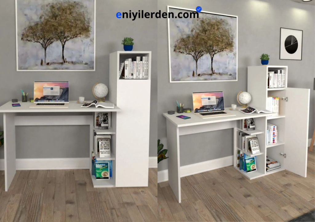 Moonlife Diamond Dolaplı Çalışma Masası