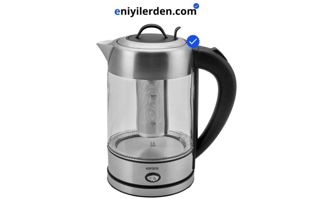 Karaca Cam Inox Bitki Çayı Makinesi ve Su Isıtıcı Kettle 2202