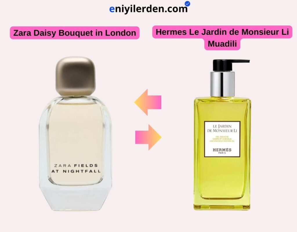 Zara Daisy Bouquet in London - Hermes Le Jardin de Monsieur Li Muadili