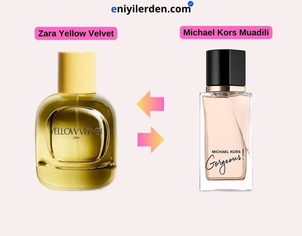 Zara Yellow Velvet - Michael Kors Muadili