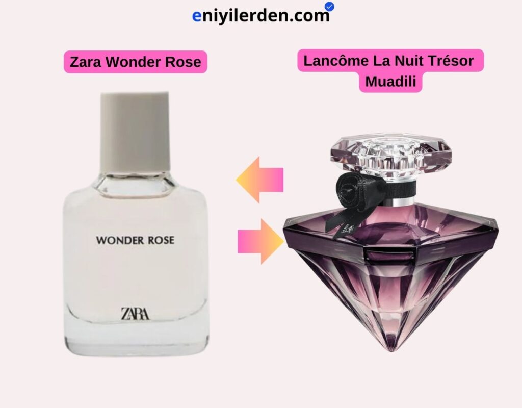 Zara Wonder Rose - Lancôme La Nuit Trésor Muadili