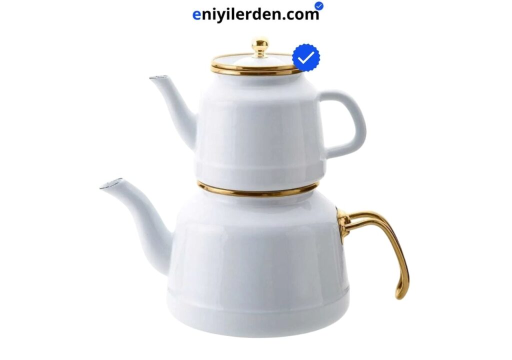 Emsan Troy Maxi Emaye Çaydanlık Takımı