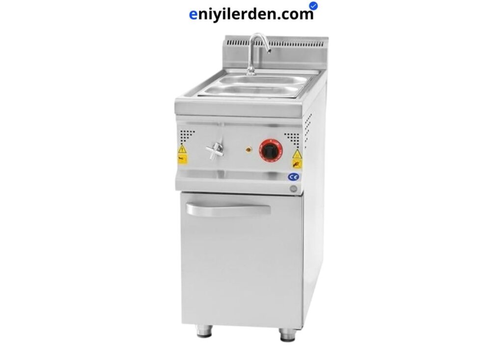 CSA INOX Karacasan Endüstriyel 900 Seri Dolaplı Elektrikli Sos Benmari Makinesi