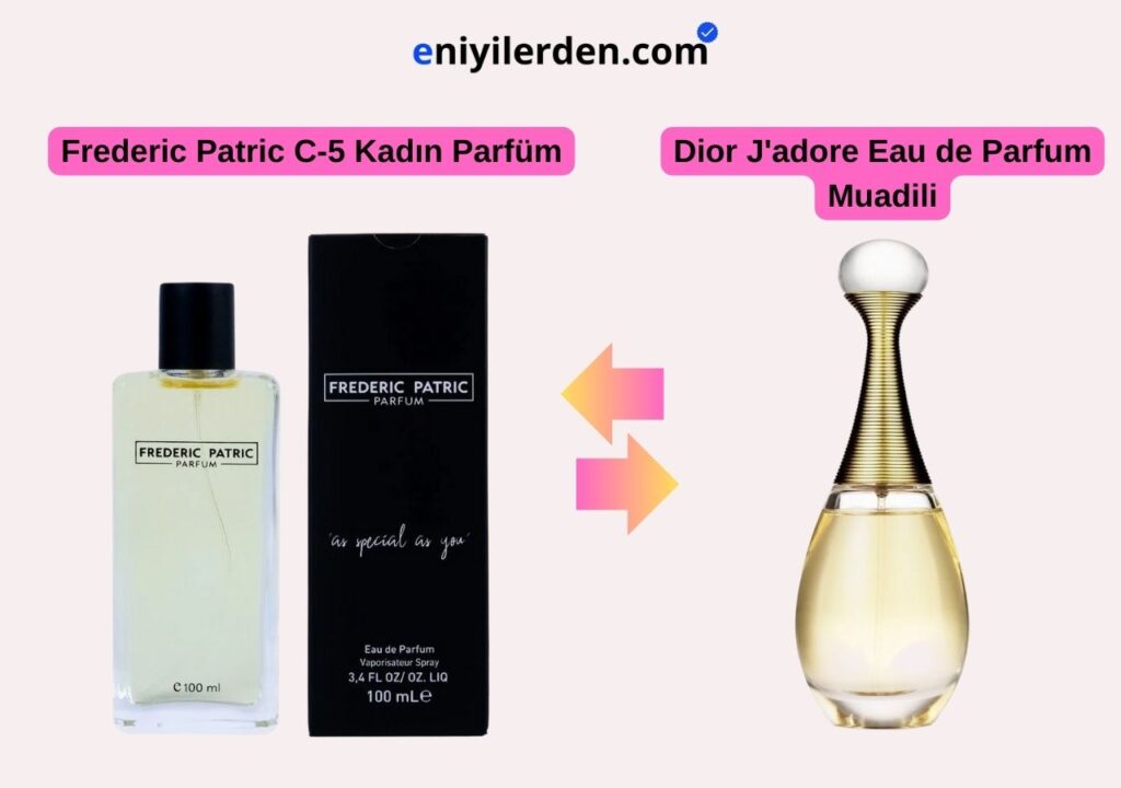 Frederic Patric C-5 Kadın Parfüm - Dior J'adore Eau de Parfum Muadili