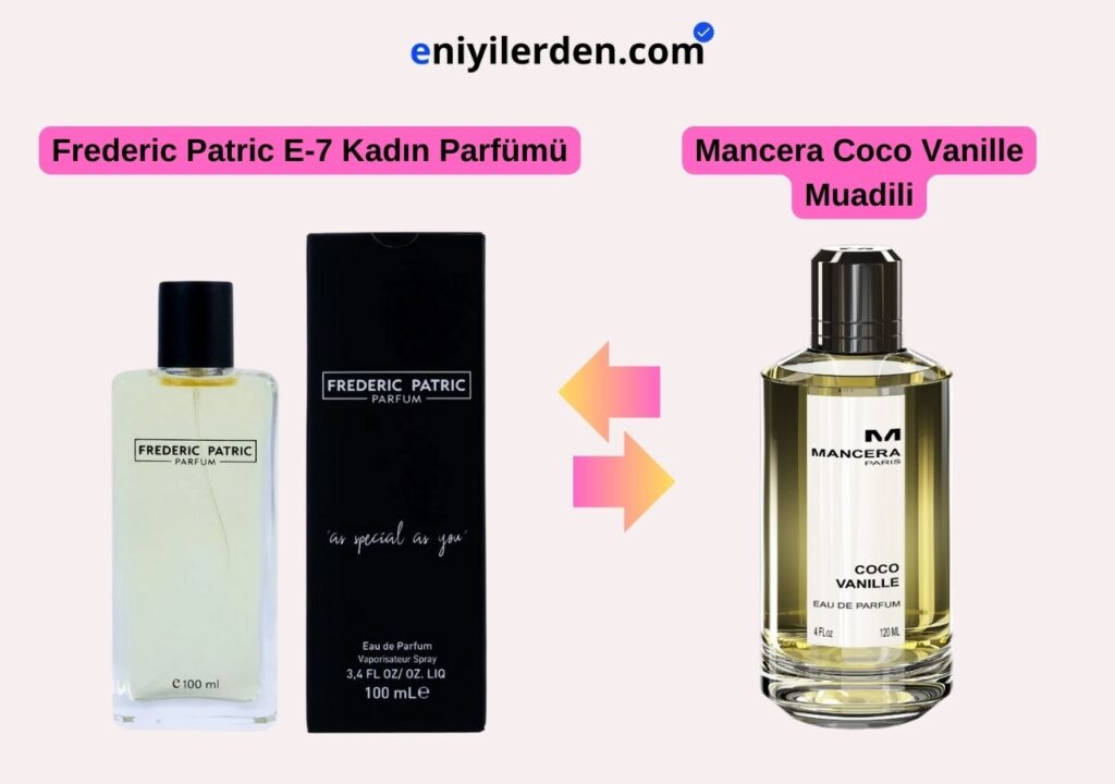 Frederic Patric E-7 Kadın Parfümü - Mancera Coco Vanille Muadili